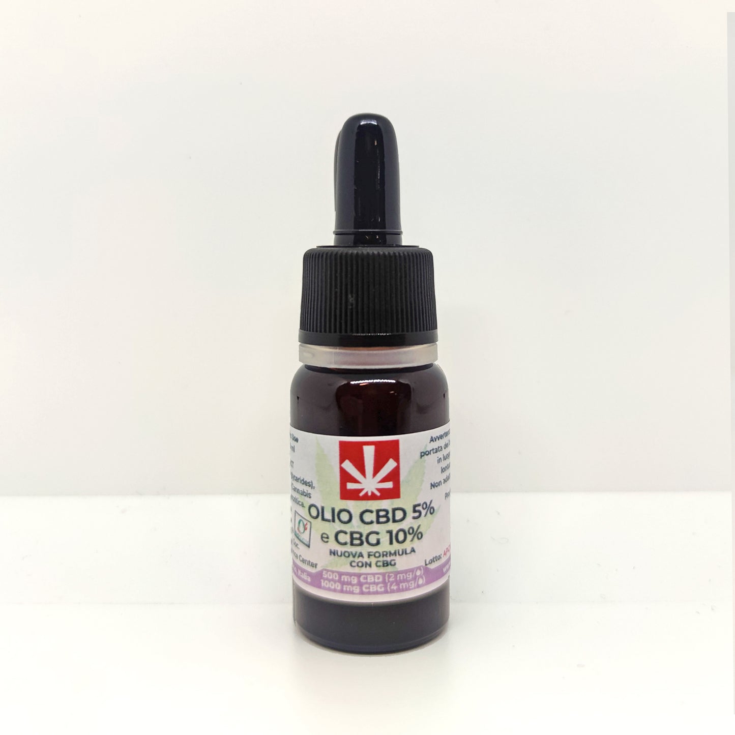 Olio CBD 5% CBG 10% Fullspectrum